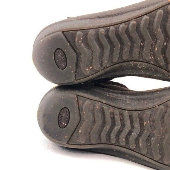 UGG Gaviota Brown Leather Winter Boots 6 - Picture 10 of 11